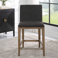 UTTERMOST KLEMENS CHOCOLATE COUNTER STOOL - Benches, Ottoman, Stools