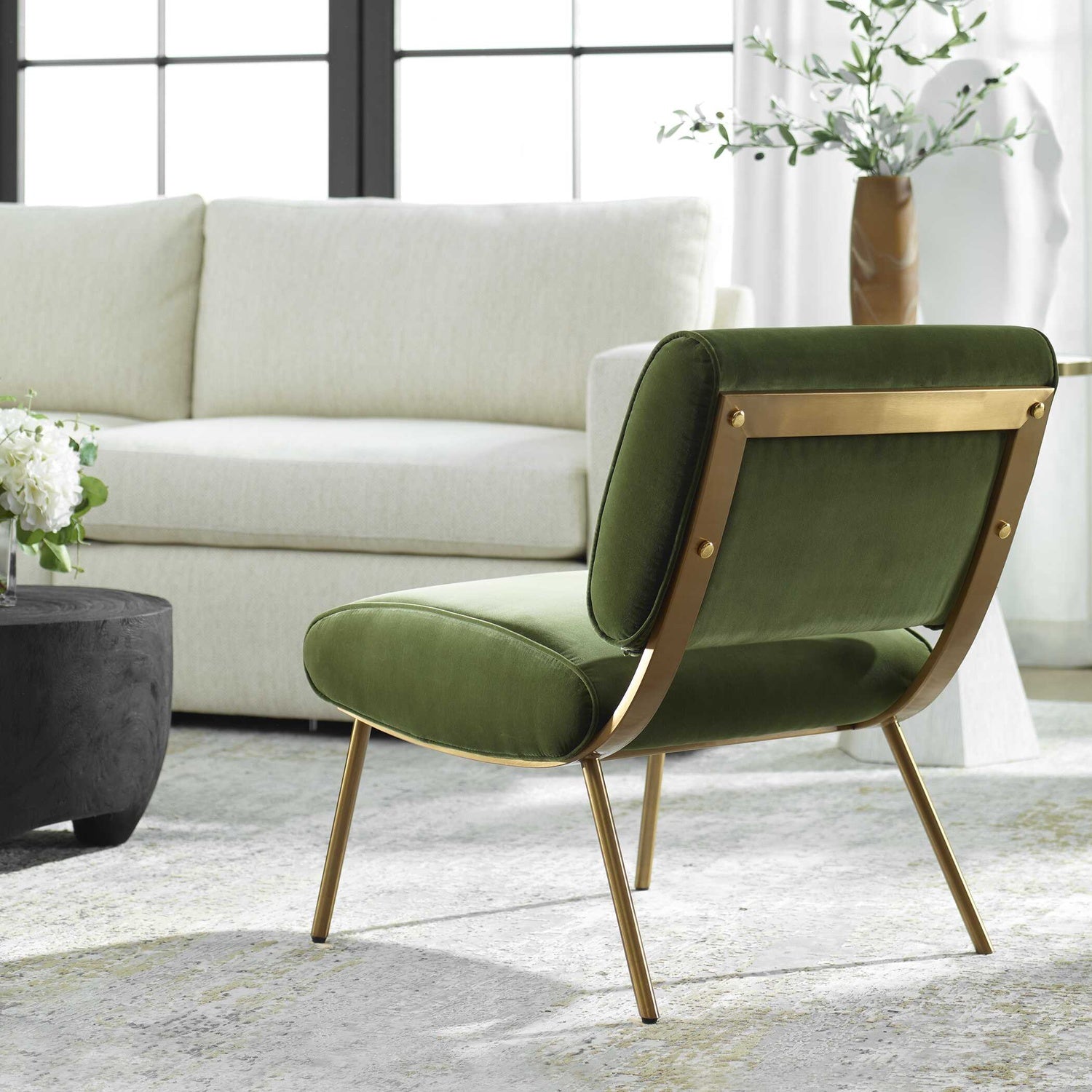 UTTERMOST KNOLL MID-CENTURY ACCENT CHAIR - Lounge