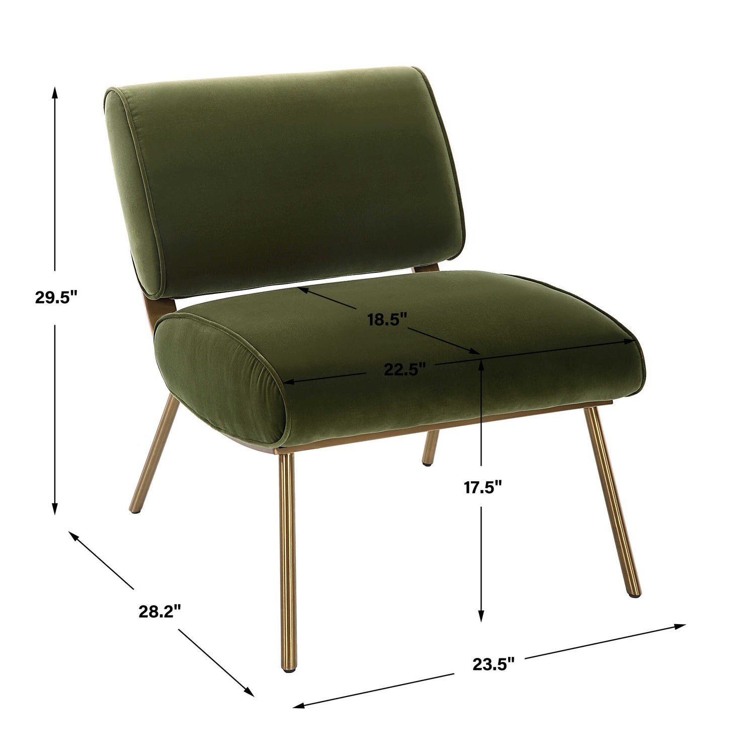 UTTERMOST KNOLL MID-CENTURY ACCENT CHAIR - Lounge