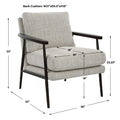 UTTERMOST Sebastian Cast Accent Chair - Lounge