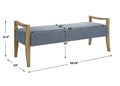 UTTERMOST Daylight Sky Bench - Benches, Ottoman, Stools