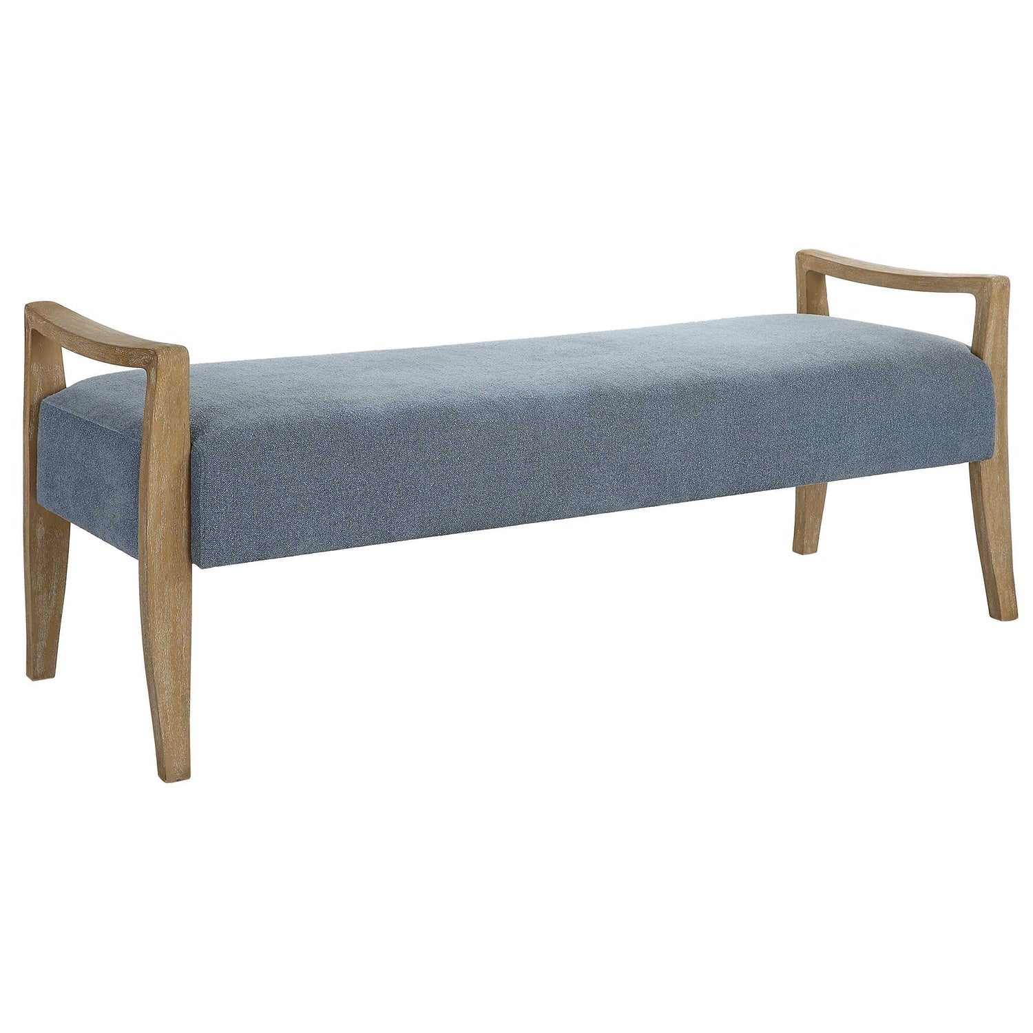 UTTERMOST DAYLIGHT SKY BENCH - Benches, Ottoman, Stools
