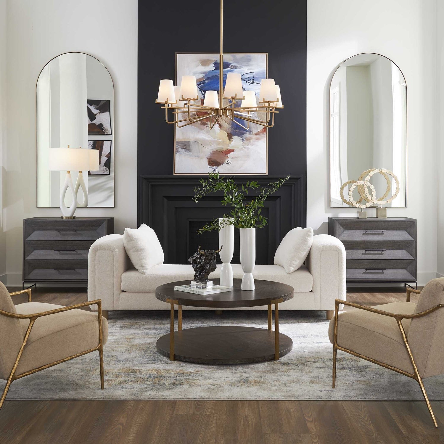 UTTERMOST Repose Bench - Benches, Ottoman, Stools