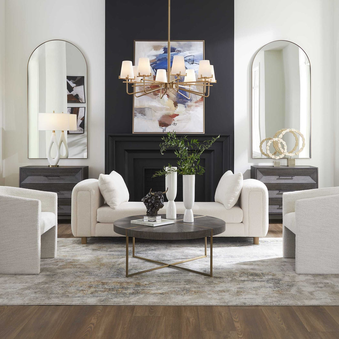 UTTERMOST Repose Bench - Benches, Ottoman, Stools