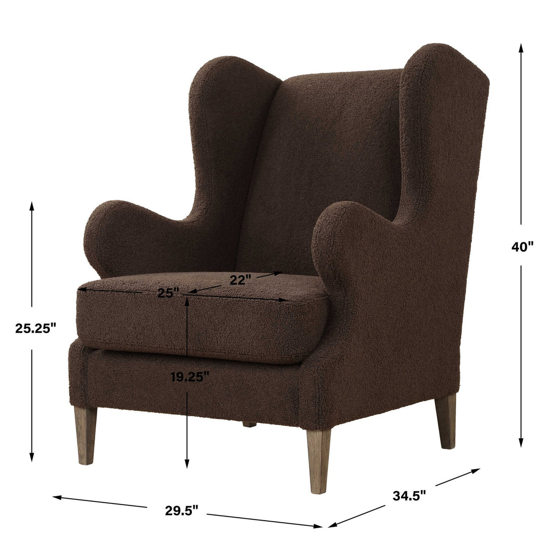 UTTERMOST Serpentine Fabric Accent Chair - Lounge