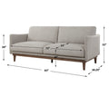 UTTERMOST Freefall Ceruse Sofa - Sofa