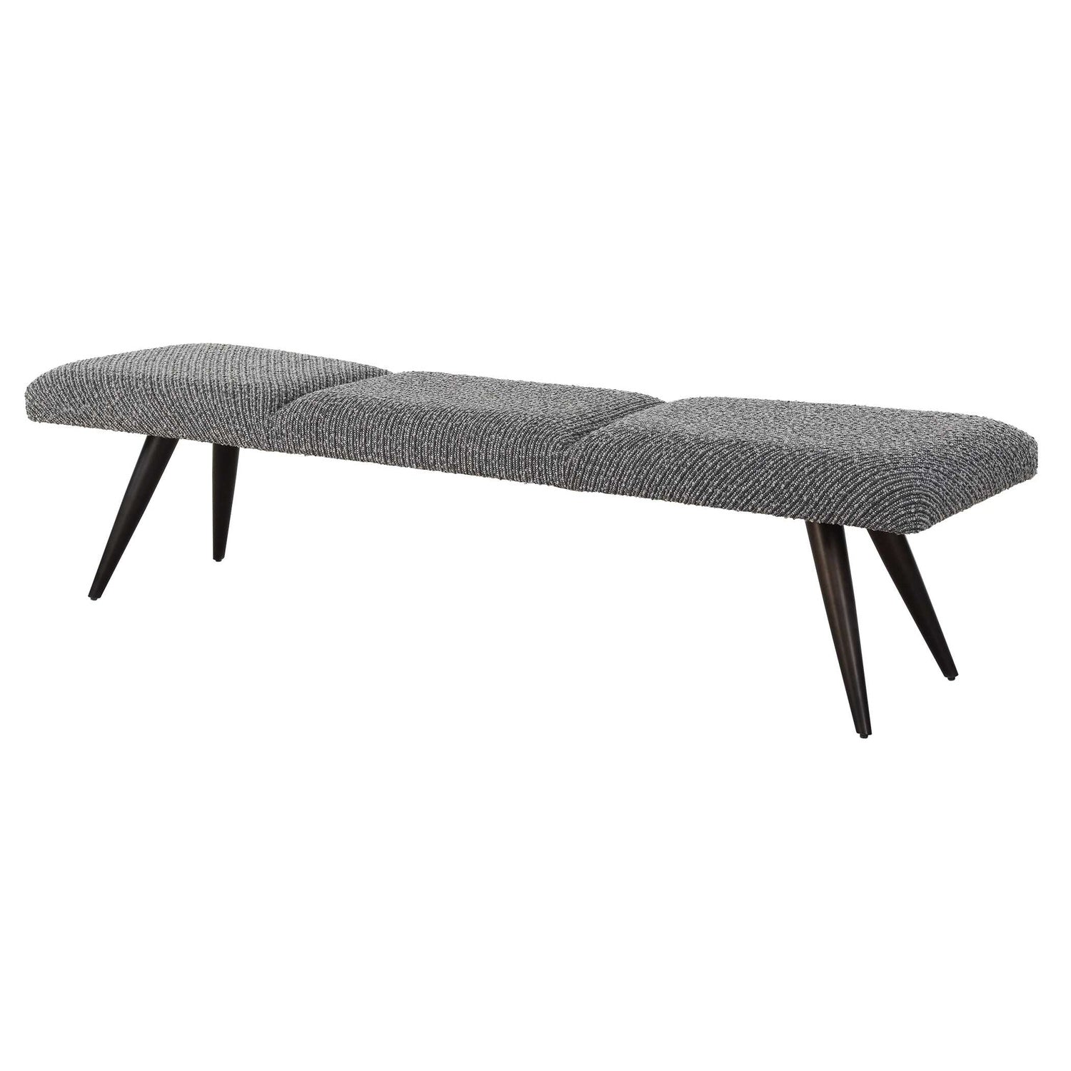 UTTERMOST BOWTIE FABRIC BENCH - Benches, Ottoman, Stools