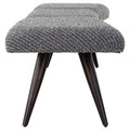 UTTERMOST BOWTIE FABRIC BENCH - Benches, Ottoman, Stools