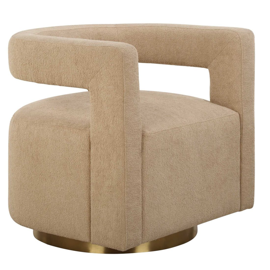 UTTERMOST Grounded Modern Swivel Chair - Lounge