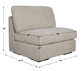 UTTERMOST REFUGE ARMLESS SAND SOFA - Sofa