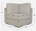UTTERMOST REFUGE SAND CORNER SOFA - Sofa