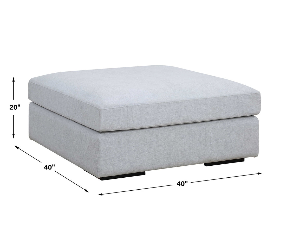 UTTERMOST REFUGE CLOUD SOFA OTTOMAN - Benches, Ottoman, Stools
