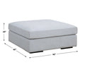 UTTERMOST REFUGE CLOUD SOFA OTTOMAN - Benches, Ottoman, Stools