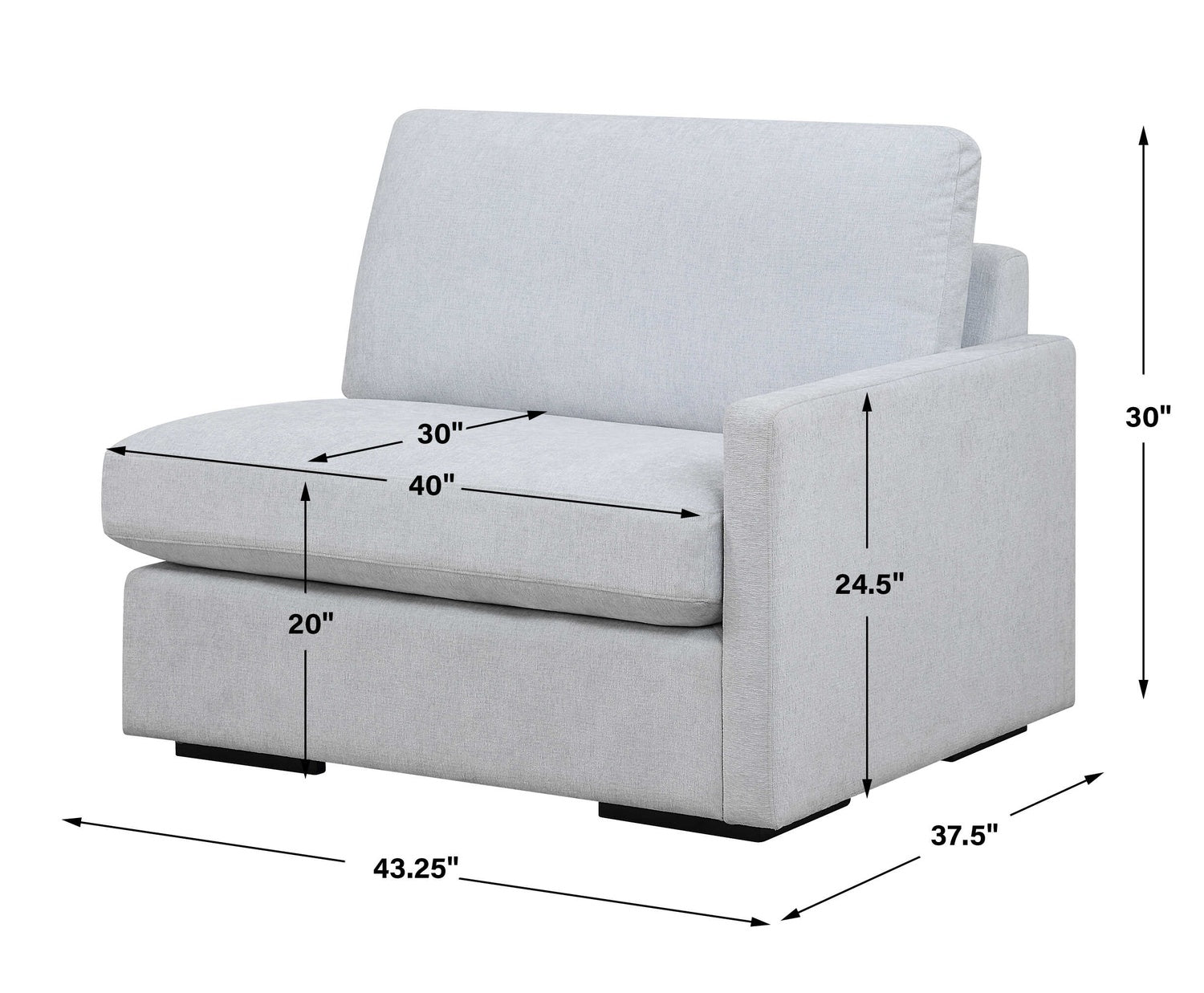 UTTERMOST REFUGE CLOUD SOFA - Sofa