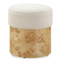UTTERMOST SWIRLS POPLAR OTTOMAN - Benches, Ottoman, Stools