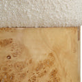 UTTERMOST SWIRLS POPLAR OTTOMAN - Benches, Ottoman, Stools