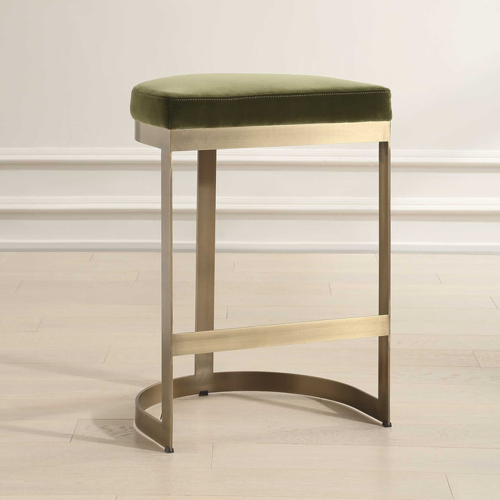 UTTERMOST IVANNA MOSS COUNTER STOOL - Benches, Ottoman, Stools