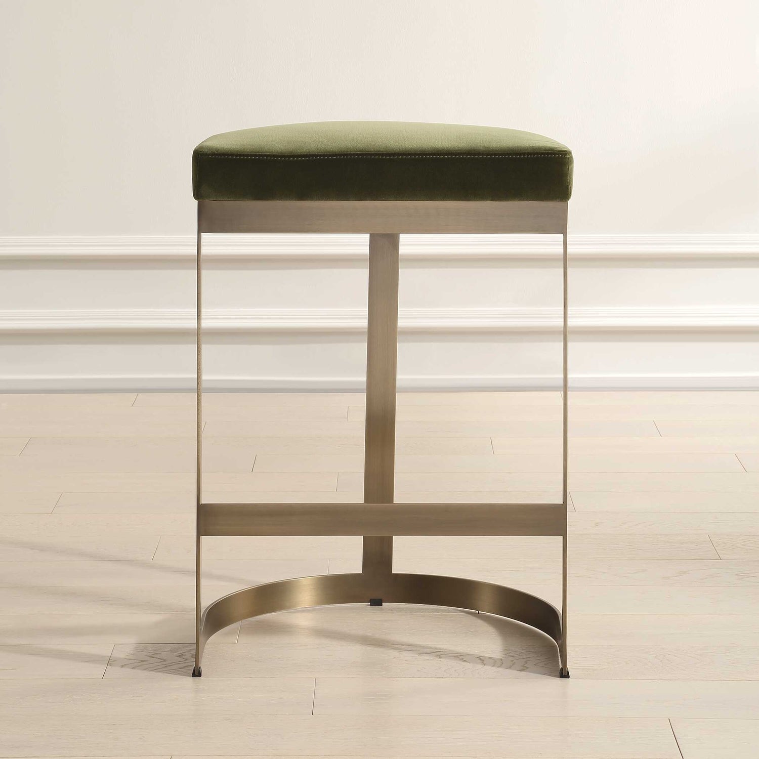 UTTERMOST Ivanna Moss Counter Stool - Benches, Ottoman, Stools