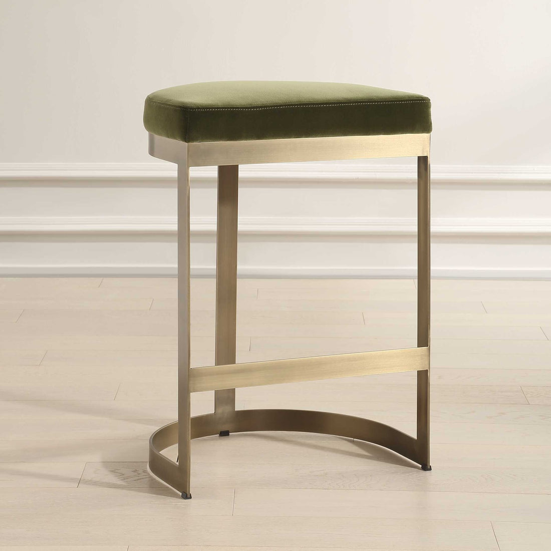 UTTERMOST Ivanna Moss Counter Stool - Benches, Ottoman, Stools