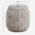 UTTERMOST Dialogue Ottoman - Benches, Ottoman, Stools