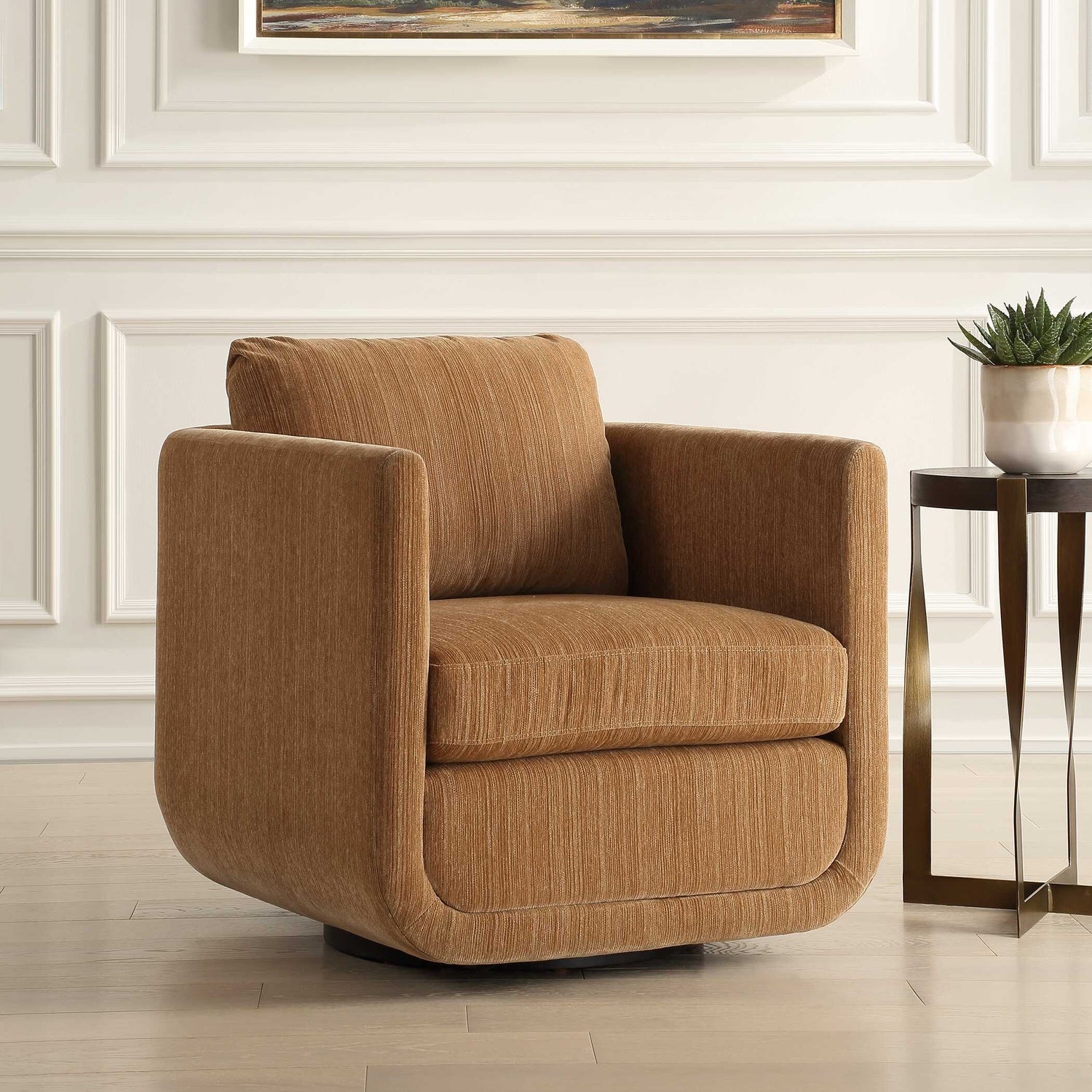 UTTERMOST ABOUND GINGER SWIVEL CHAIR - Lounge
