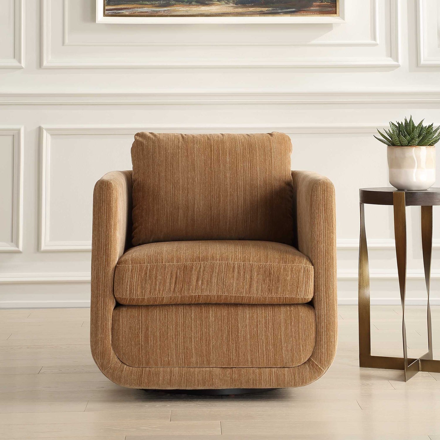 UTTERMOST ABOUND GINGER SWIVEL CHAIR - Lounge