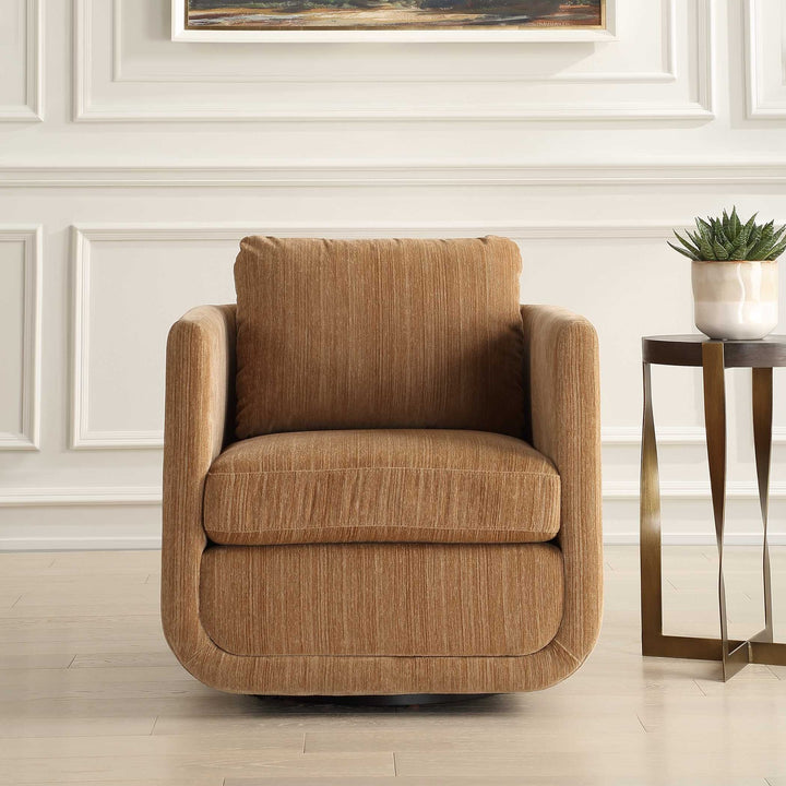 UTTERMOST ABOUND GINGER SWIVEL CHAIR - Lounge