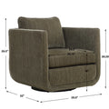 UTTERMOST Abound Herb Swivel Chair - Lounge