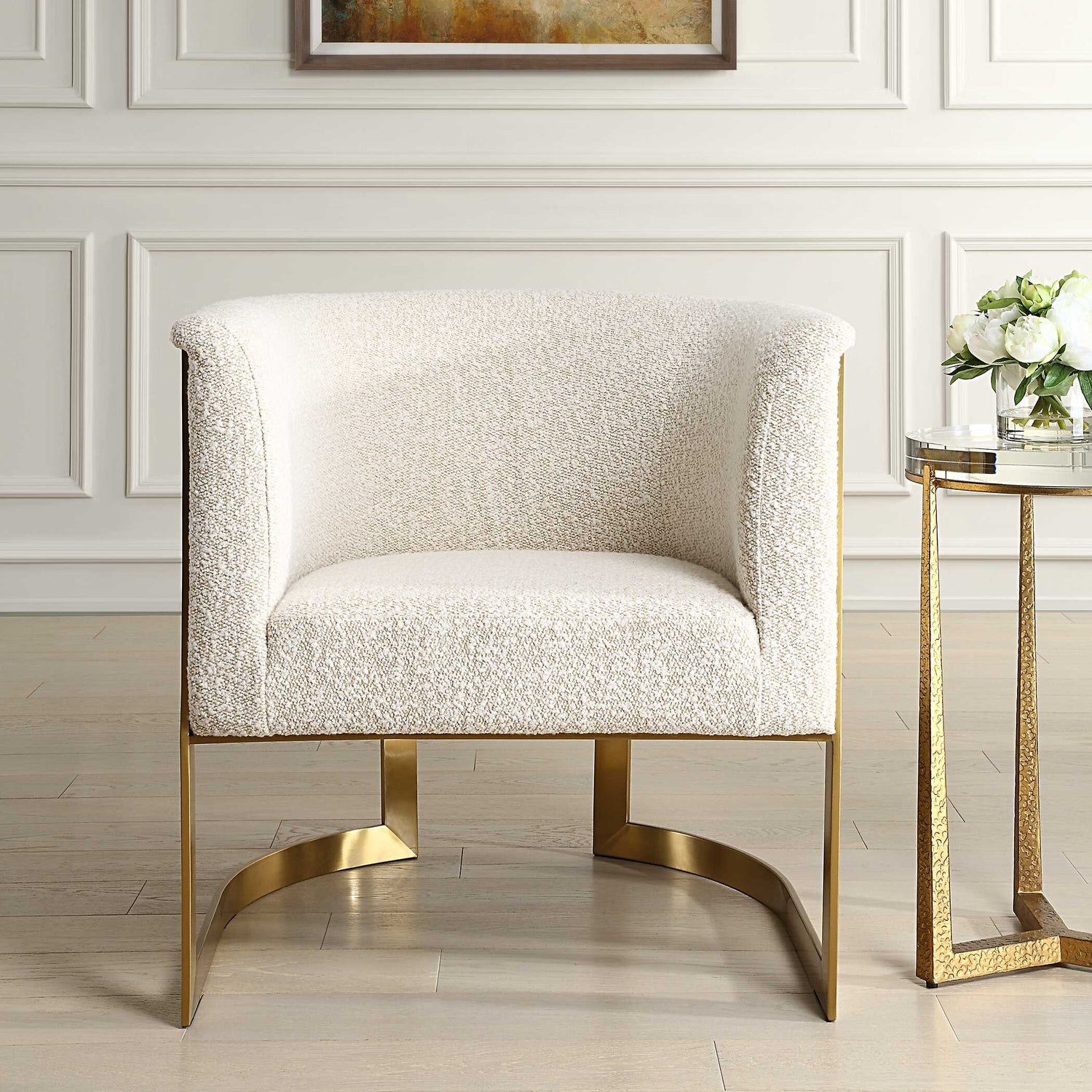 UTTERMOST BELLINA PLUSH BARREL CHAIR - Lounge
