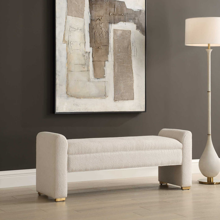 UTTERMOST CALISTE BENCH - Benches, Ottoman, Stools