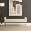 UTTERMOST BOLSTER PEARL BENCH - Benches, Ottoman, Stools