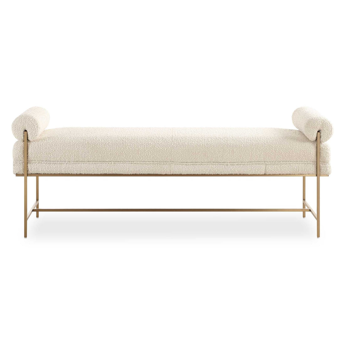UTTERMOST Bolster Pearl Bench - Benches, Ottoman, Stools