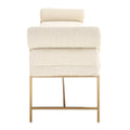 UTTERMOST BOLSTER PEARL BENCH - Benches, Ottoman, Stools