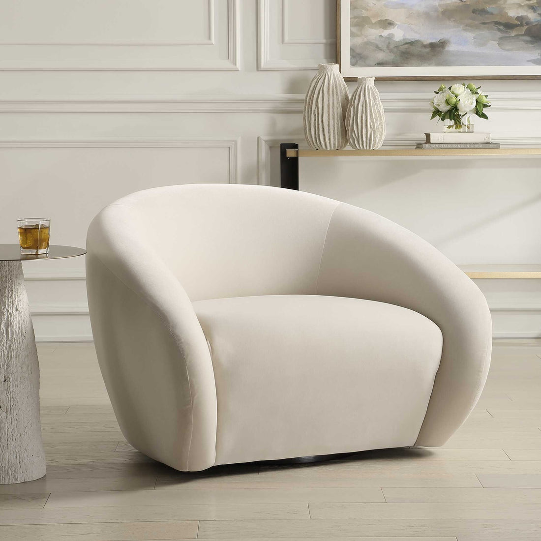 UTTERMOST DeSoto Swivel Chair - Lounge