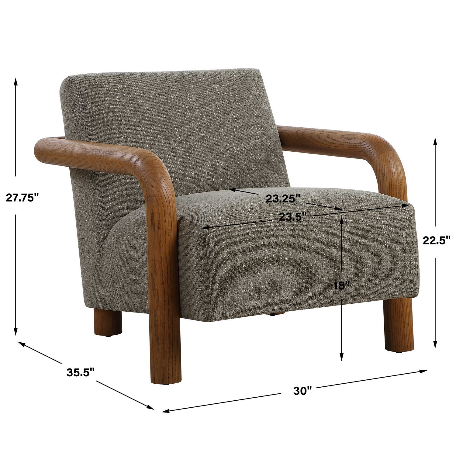 UTTERMOST BALANCE HERB ACCENT CHAIR - Lounge