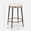 UTTERMOST Ensemble Counter Stool - Benches, Ottoman, Stools