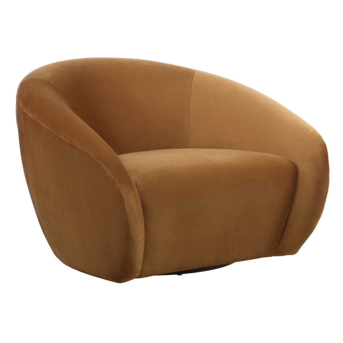 UTTERMOST DeSoto Hazelnut Swivel Chair - Lounge