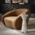 UTTERMOST DeSoto Hazelnut Swivel Chair - Lounge