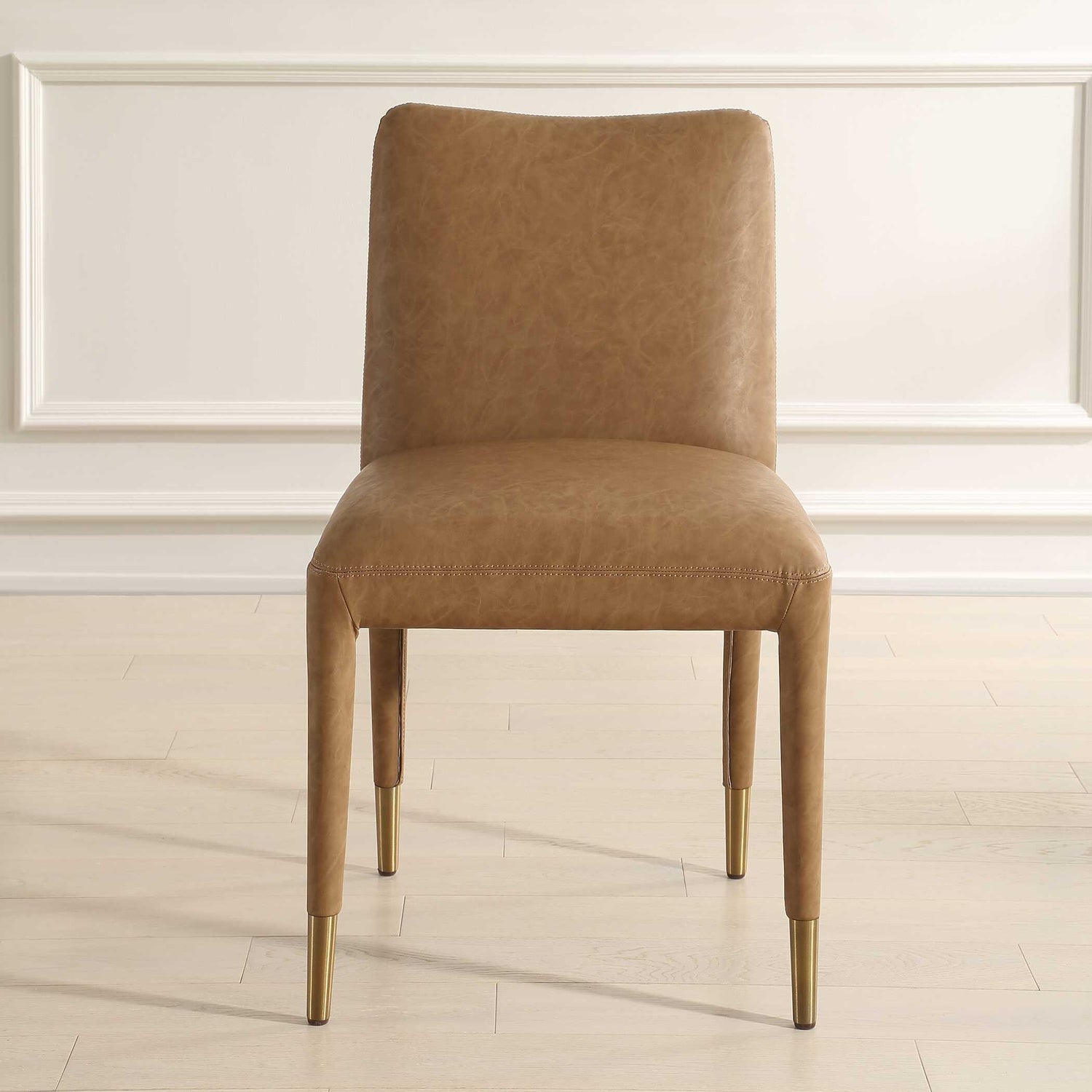 UTTERMOST CONIFER DINING CHAIR CAMEL - Dining Chairs