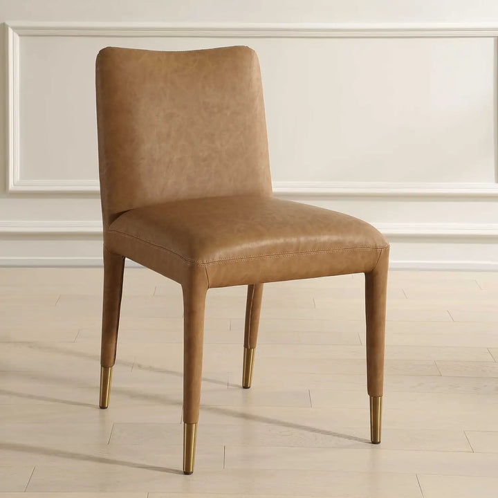 UTTERMOST Conifer Dining Chair Camel Set Of 2 - Dining Chairs