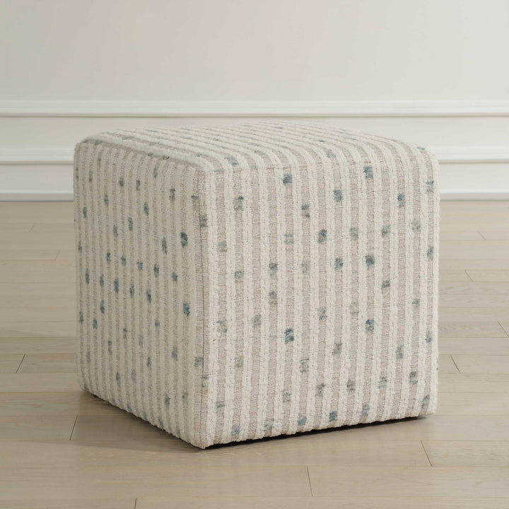 UTTERMOST JOIE CHENILLE OTTOMAN - Benches, Ottoman, Stools