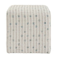 UTTERMOST Joie Chenille Ottoman - Benches, Ottoman, Stools