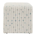 UTTERMOST Joie Chenille Ottoman - Benches, Ottoman, Stools