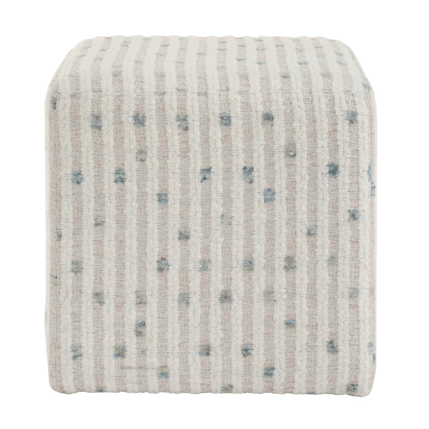 UTTERMOST JOIE CHENILLE OTTOMAN - Benches, Ottoman, Stools