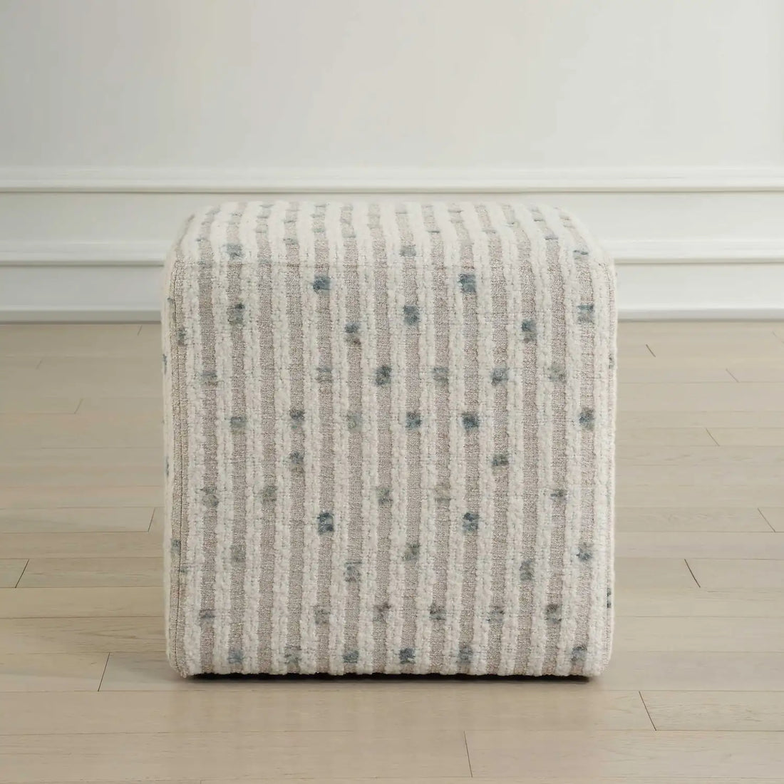 UTTERMOST Joie Chenille Ottoman - Benches, Ottoman, Stools