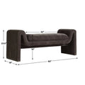 UTTERMOST Manson Modern Bench - Benches, Ottoman, Stools
