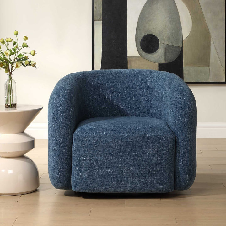 UTTERMOST Junie Swivel Barrel Chair - Lounge