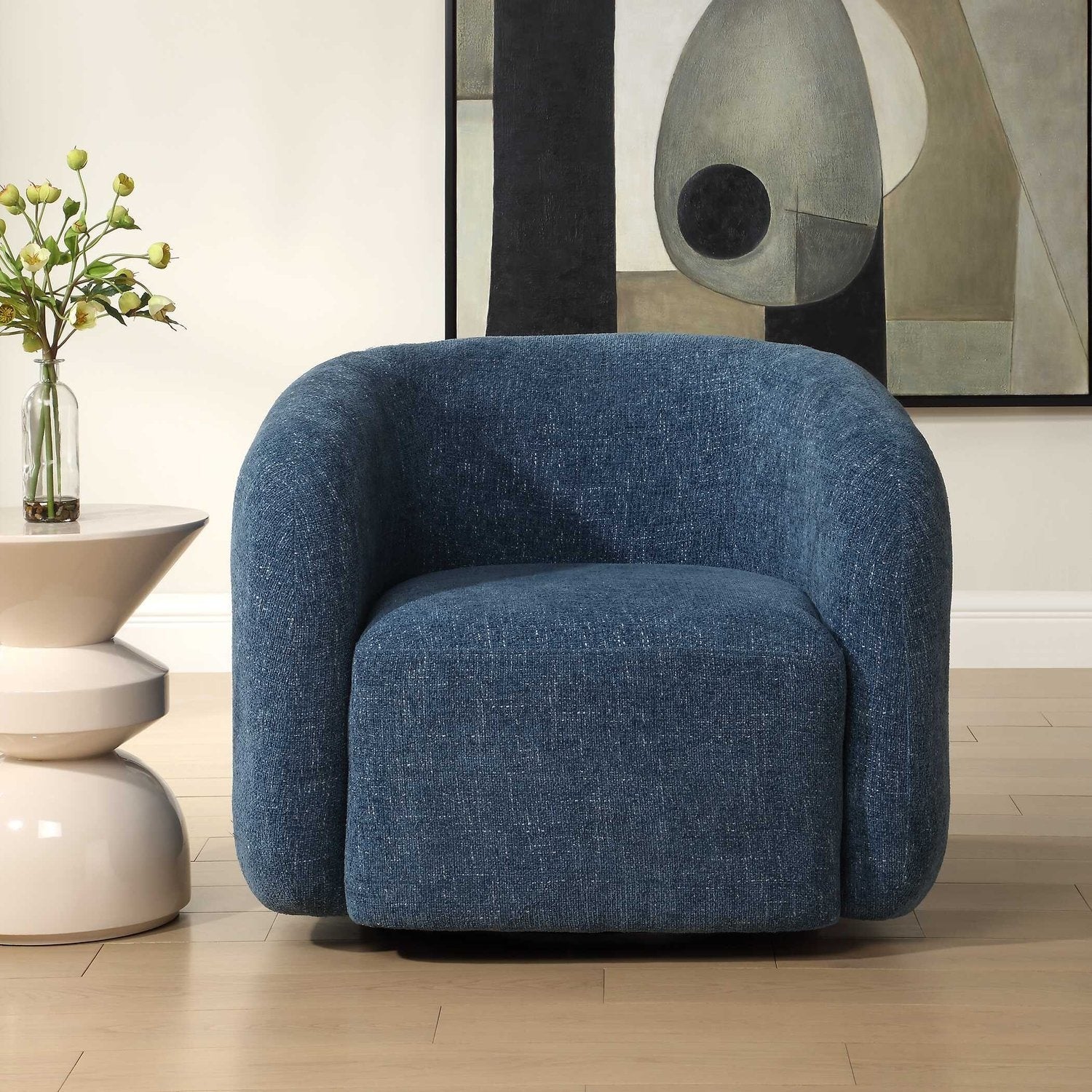UTTERMOST JUNIE SWIVEL BARREL CHAIR - Lounge