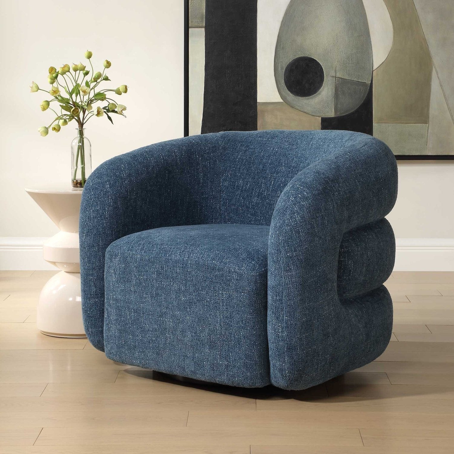 UTTERMOST JUNIE SWIVEL BARREL CHAIR - Lounge