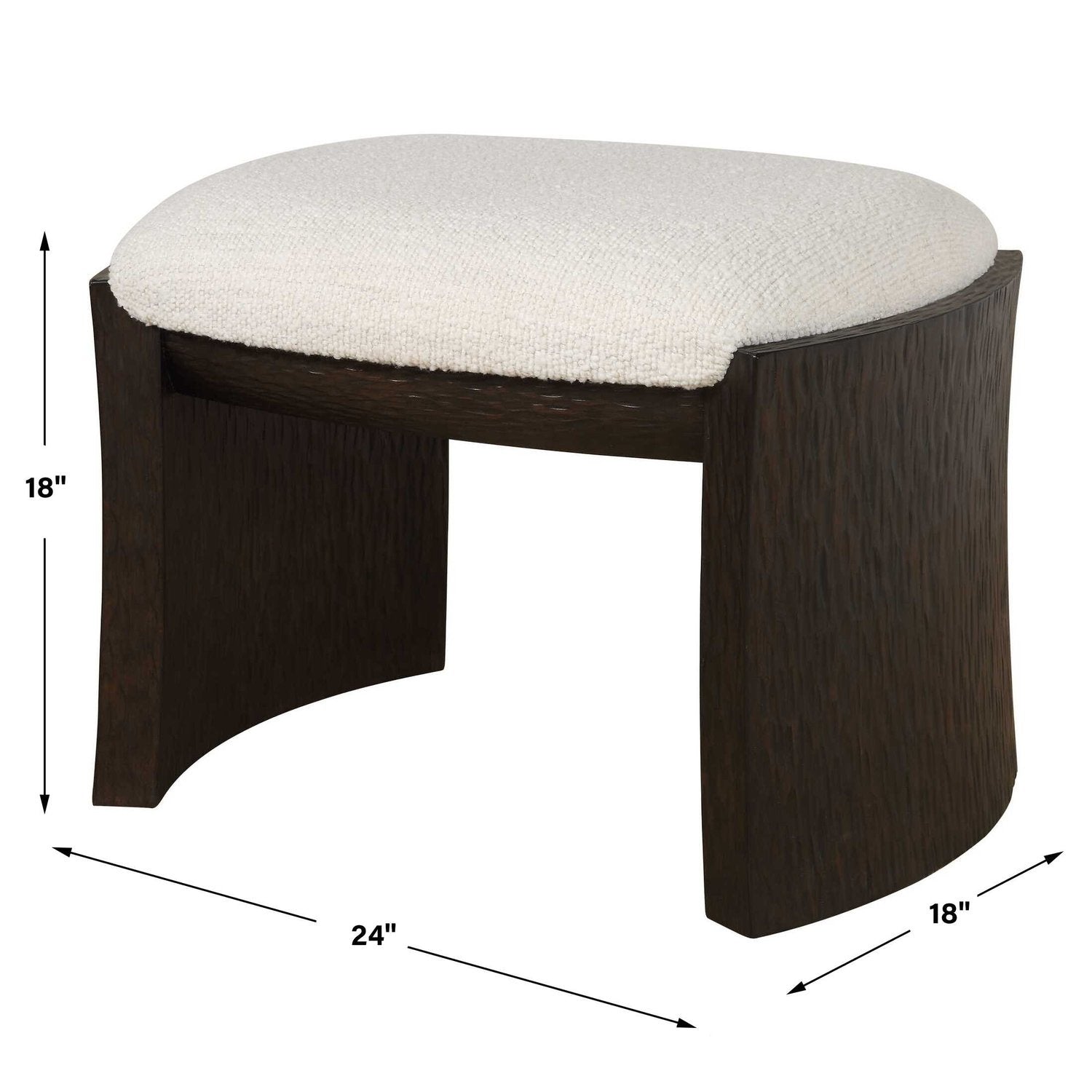 UTTERMOST PORT BENCH - Benches, Ottoman, Stools